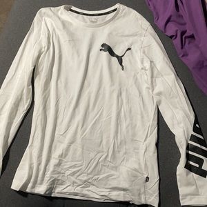 Long sleeve puma t shirt, size M